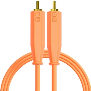DJ TECHTOOLS Chroma Cabels kabel audio RCA-RCA 1,5m (pomarańczowy)