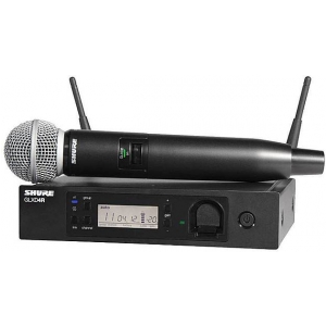 Shure GLXD24RE/SM58 SM Wireless cyfrowy mikrofon bezprzewodowy SM58, pasmo Z2, z uchytem montaowym do racka