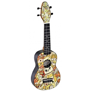 Ortega K2-VP Keiki Voodoo Puppet ukulele sopranowe