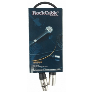 RockCable przewd mikrofonowy - XLR (male) / XLR (female) - 1 m / 3.3 ft.