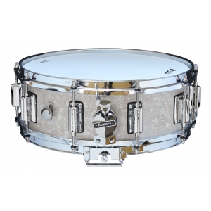 Rogers 36WMP Dyna-Sonic 5? x 14? Classic Snare Drum, White Marine Pearl w/BT Lugs werbel