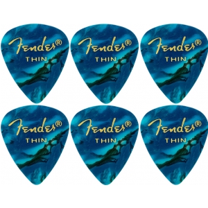 Fender Ocean Turquoise, 351 Shape, Thin (144) kostka