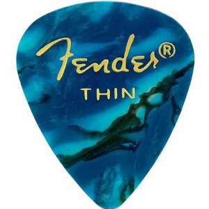 Fender Ocean Turquoise, 351 Shape, Thin (12) kostka