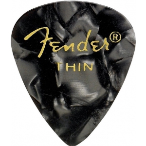 Fender Black Moto, 351 Shape, Thin (144) kostka gitarowa
