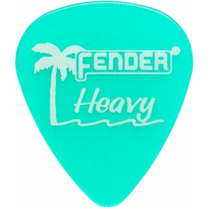 Fender Surf Green, 351 Shape, Heavy kostka