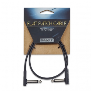 RockBoard Flat Patch Cable Black 45 cm kabel połączeniowy