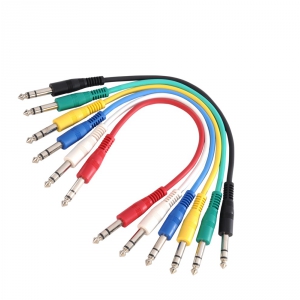 Adam Hall Cables K3 BVV 0120 SET - Zestaw kabli krosowych jack stereo 6,3 mm - jack stereo 6,3 mm, 1,2 m