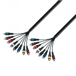 Adam Hall Cables K3 L8 CC 0300 - Kabel Multicore 8 x cinch  (...)