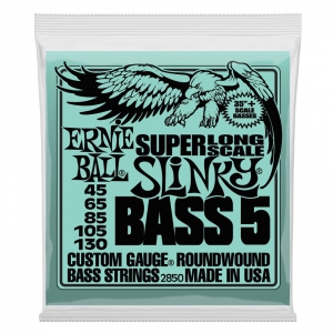 Ernie Ball 2850 NC Super Long Scale Slinky Bass struny do gitary basowej 45-130