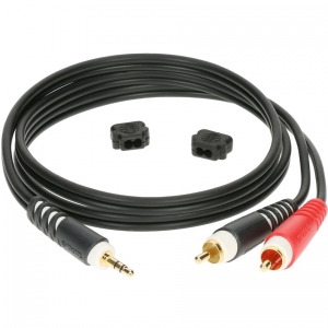 Klotz AY7 0300 kabel mini TRS / 2xRCA  3m