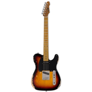 LTD TE-254D 3TS gitara elektryczna, Distressed 3-tone Sunburst
