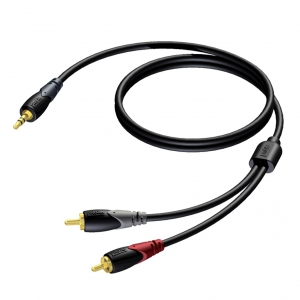 Procab CLA711/10  kabel  mini jack - 2x RCA, 10m