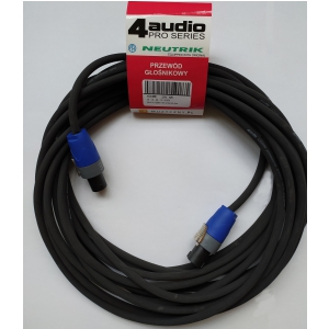 4Audio LS2400 5m przewód głośnikowy 2x4mm ze speakonem NL4FX