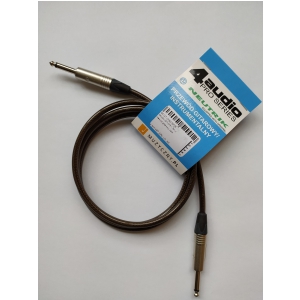 4Audio GT1075 1m przewód gitarowy Jack Jack, złocone złącza
