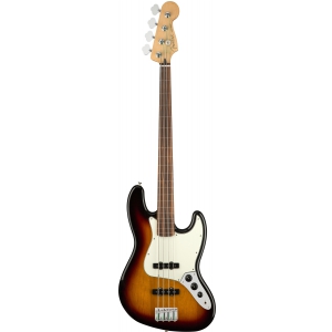 Fender Player Jazz Bass Fretless Pau Ferro Fingerboard 3-Color Sunburst gitara basowa