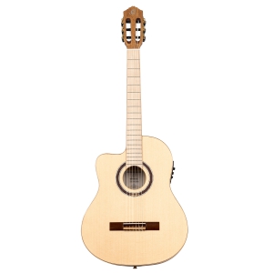 Ortega TZSM-3-L gitara elektroklasyczna z pokrowcem, leworczna