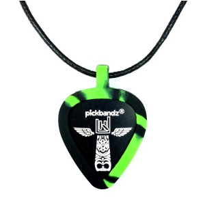 PICKBANDZ 6153TT Necklace Neon Gren & Black wisorek