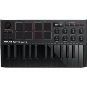 AKAI MPK Mini 3 Black klawiatura sterująca USB/MIDI