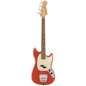 Fender Vintera 60s Mustang Bass Pau Ferro Fingerboard Fiesta Red gitara basowa