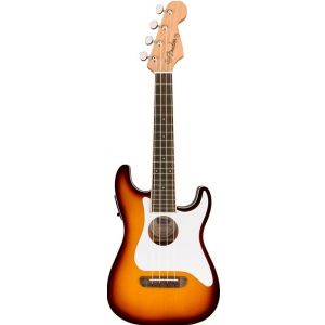 Fender Fullerton Stratocaster ukulele Sunburst ukulele koncertowe elektroakustyczne