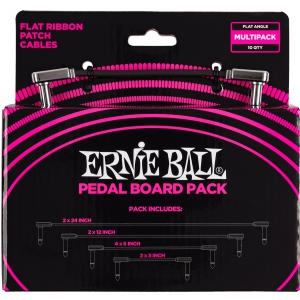 Ernie Ball 6224 Multi-Pack zestaw kabli gitarowych 2 x 7,62 cm, 4 x 0,15 m, 2 x 0,30 m, 2 x 0,60 m