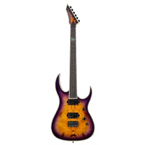 BC Rich Shredzilla Extreme Exotic Hipshot Bridge Burl Top Purple Haze gitara elektryczna