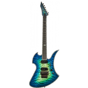 BC Rich Mockingbird Extreme Exotic Floyd Rose Quilted Maple Top Cyan Blue gitara elektryczna