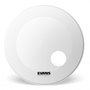 Evans EQ3 Coated White 20″, naciag perkusyjny do bbna basowego