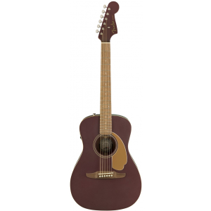 Fender Malibu Player, Burgundy Satin WN gitara elektroakustyczna