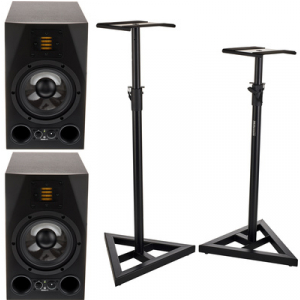 ADAM Audio A7X bundle: zestaw 2x monitor aktywny + 2x statyw monitorowy