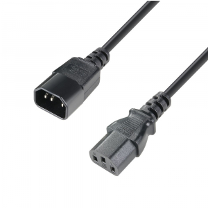 Adam Hall Cables 8101 KD 0200 - Przew�d zasilaj�cy / przed�u�acz Cable 3 x 1.0mm2� 2 m