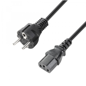 Adam Hall Cables 8101 KB 0200 - Przewód zasilający CEE 7/7 - C13, 2 m
