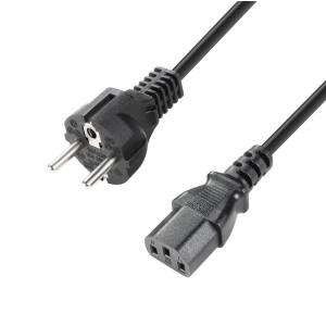 Adam Hall Cables 8101 KA 0150 - Przewd zasilajcy CEE 7/7 - C13, 1,5 m
