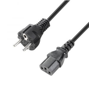 Adam Hall Cables 8101 KA 0150 - Przew�d zasilaj�cy CEE 7/7 - C13, 1,5 m