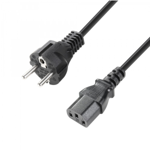 Adam Hall Cables 8101 KH 0150 - Przew�d zasilaj�cy CEE 7/7 - C13, 1,5 m
