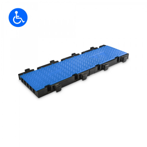 Adam Hall 869300BLU Defender MIDI 5 2D BLU - Midi 5 2D system modułowy do rampy dla wózków inwalidzkich i przejścia bez barier - część środkowa, niebieska pokrywa