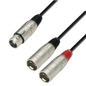 Adam Hall Cables K3 YFMM 0300 - kabel 2xXLRm / XLR, 3 m