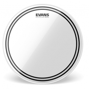 Evans EC Resonant 10″ nacig perkusyjny, przeroczysty