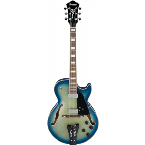 Ibanez GB10EM-JBB Jet blue Burst George Benson Signature gitara elektryczna