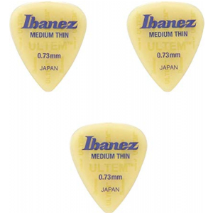 Ibanez BUL14MT073 zestaw kostek gitarowych Flat Pick Ultem medium thin 0.73mm 3szt