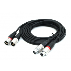 Procab REF710 przew�d 2x XLRf -> 2x XLRm 3m