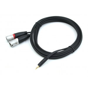 Procab REF712 kabel ma�y jack TRS -> 2x XLRm 3m