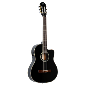 Ortega RCE145BK gitara elektroklasyczna z pokrowcem
