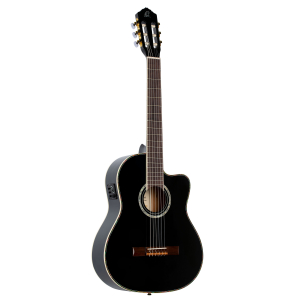 Ortega RCE141BK gitara elektroklasyczna z pokrowcem