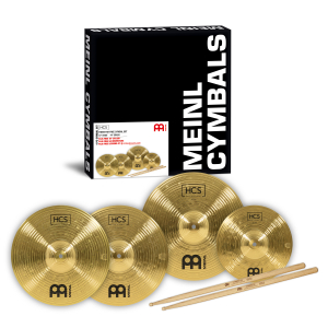 Meinl HCS Bonus Pack 13H, 14C, 10S + SB106 zestaw talerzy perkusyjnych