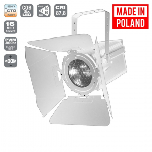 Flash Pro LED FRESNEL LANTERN 250W 2in1 WHITE - WHITE HOUSING reflektor teatralny LED