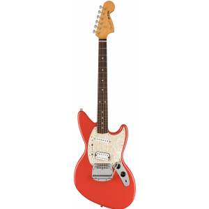 Fender Kurt Cobain Jag-Stang RW Fiesta Red gitara  (...)