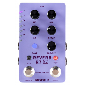 Mooer R7 X2 Digital Stereo Reverb efekt gitarowy