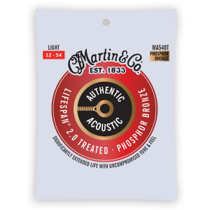 Martin MA540T Authentic Treated Light 92/8 struny do gitary akustycznej 12-54