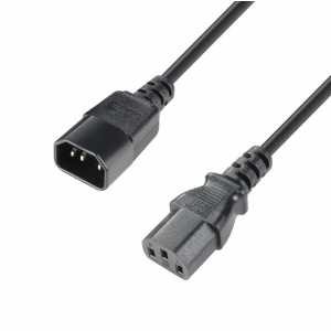 Adam Hall Cables 8101 KC 0300 - Kabel przedłużający C13 - C14, 3 m